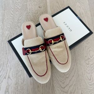 Gucci mules canvas